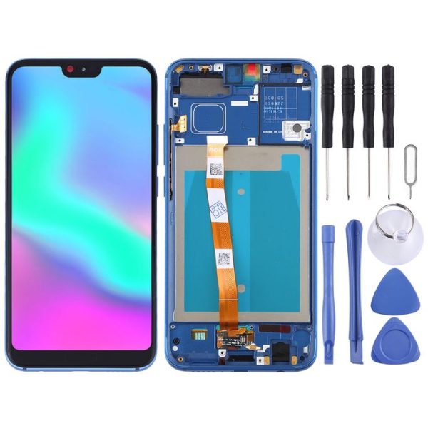 OEM LCD Screen for Huawei Honor 10 Digitizer Full Assembly with Frame (Blue)