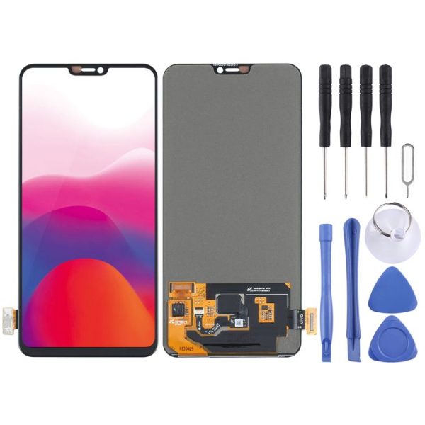 LCD Screen and Digitizer Full Assembly for Vivo X21 In-Display Fingerprint Scanning (Black)