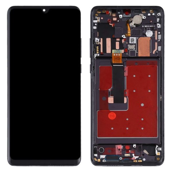Original OLED LCD Screen for Huawei P30 Pro Digitizer Full Assembly with Frame (Black) - Image 3