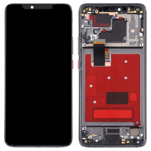 Original OLED LCD Screen for Huawei Mate 20 Pro Digitizer Full Assembly with Frame (Black) - Image 3