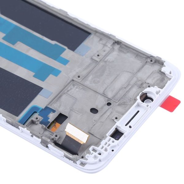 OPPO R9 LCD Screen (TFT)+ Touch Panel with Frame (White) - Image 4