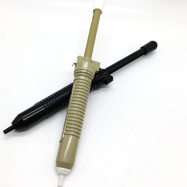 Strong Suction Tin Pump Tin Solder Removal Tool Welding Repair Tool (Grey) - Image 5