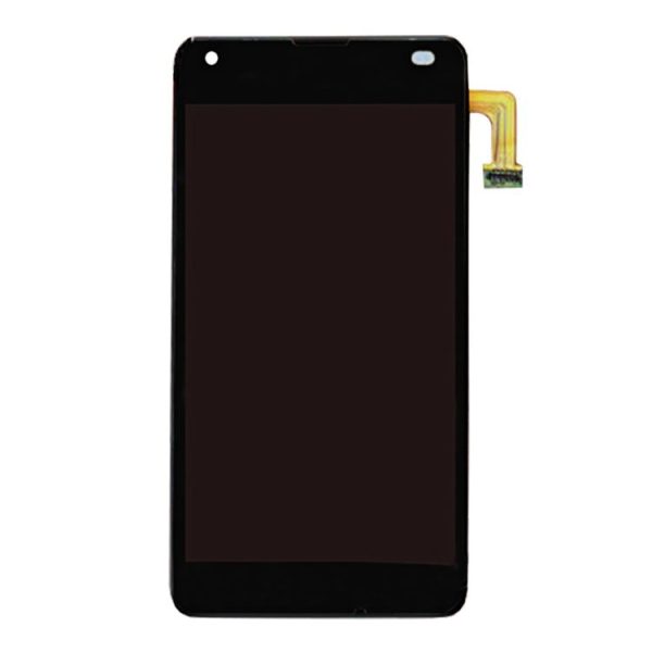 TFT LCD Screen for Microsoft Lumia 550 Digitizer Full Assembly with Frame (Black) - Image 2