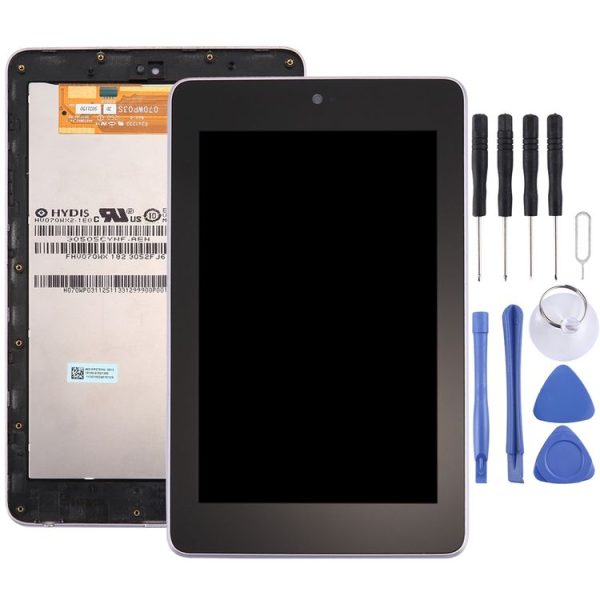 OEM LCD Screen for Google Nexus 7 (1st Generation WiFi Version) Digitizer Full Assembly with Frame (Black)