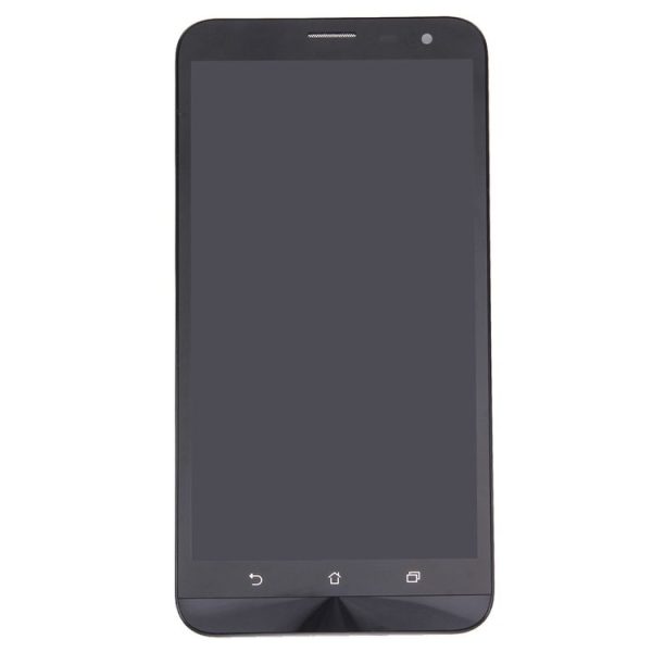 OEM LCD Screen for Asus Zenfone 2 Laser / ZE601KL Digitizer Full Assembly with Frame(Black) - Image 2