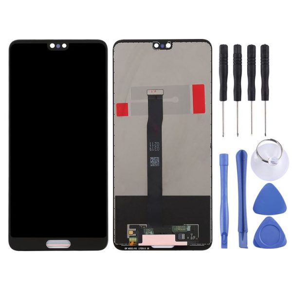 OEM LCD Screen for Huawei P20 with Digitizer Full Assembly (Black) - Image 2