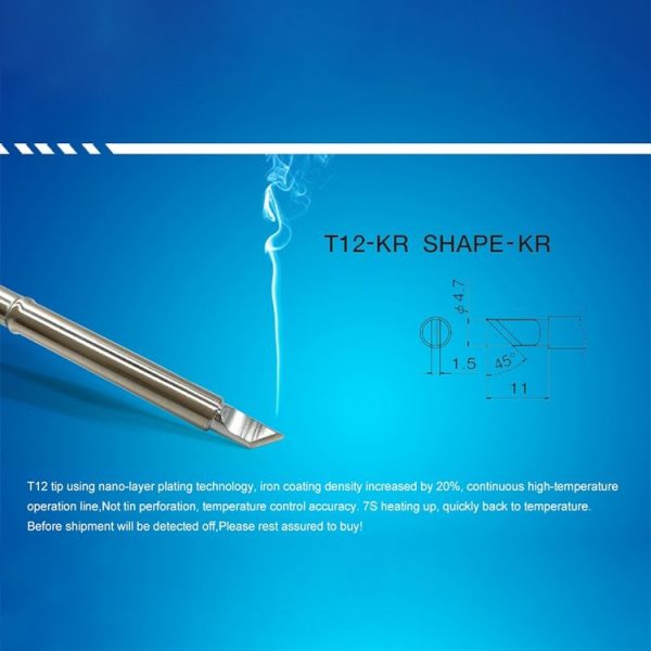 QUICKO T12-KR Lead-free Soldering Iron Tip - Image 3