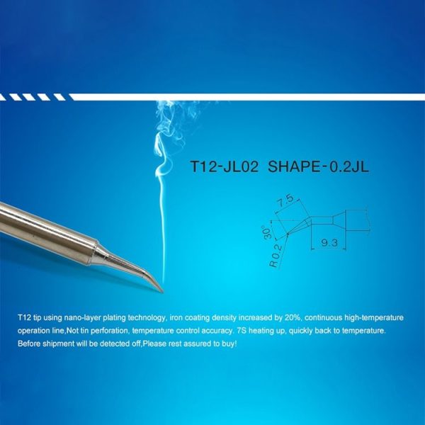QUICKO T12-JL02 Lead-free Soldering Iron Tip - Image 3