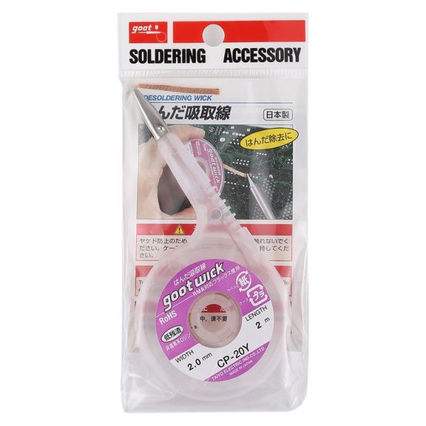 2.0mm Soldering wick Desoldering Braid Solder Wire Suction-line, Length: 2m - Image 4