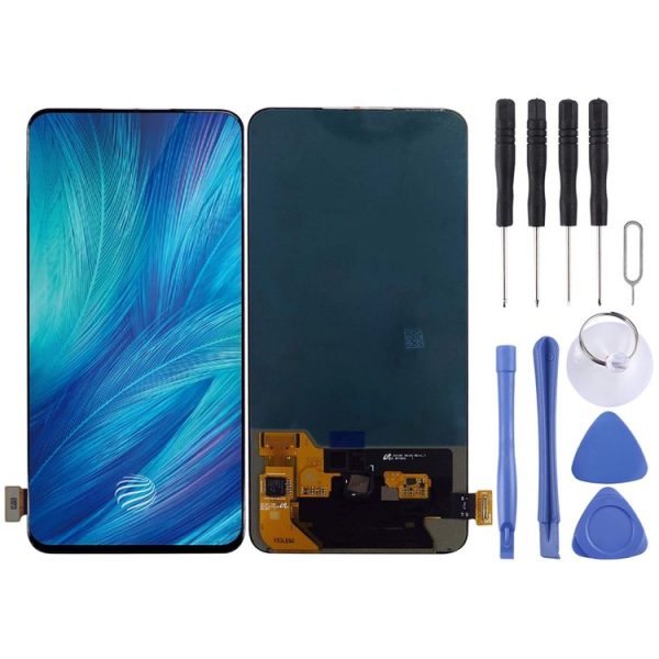 OLED LCD Screen for Vivo X27 Digitizer Full Assembly (Black)