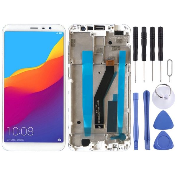 TFT LCD Screen for Meizu M6T M811Q Digitizer Full Assembly with Frame (White)