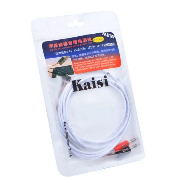 Kaisi DC Power Supply Phone Repair Current Test Cable for iPhone XS Max / XR / X / 8 / 7 / 6 / 6s Plus / 5 / 5C / 5S / 4S - Image 4