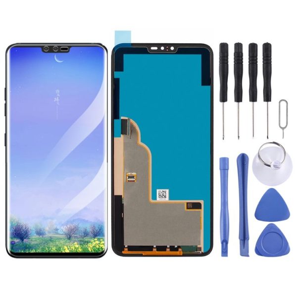 Original LCD Screen for LG V40 ThinQ with Digitizer Full Assembly (Black) - Image 2