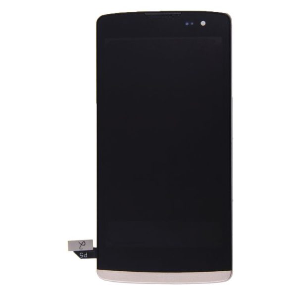 LCD Screen and Digitizer Full Assembly with Frame for LG Leon / H340 (Gold) - Image 2