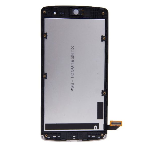 LCD Screen and Digitizer Full Assembly with Frame for LG Leon / H340 (Gold) - Image 3