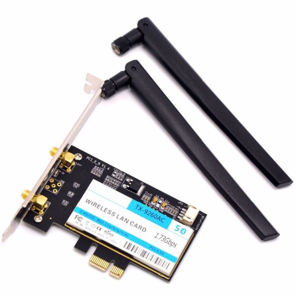 TX-9260AC Wireless-AC Dual Band 802.11ac 1730Mbps Desktop PCI-e WiFi Adapter + Bluetooth 5.0 WLAN Network Card for Intel 9260ac - Image 3