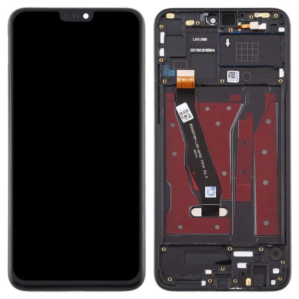 OEM LCD Screen for Huawei Honor 8X Digitizer Full Assembly with Frame (Black) - Image 3