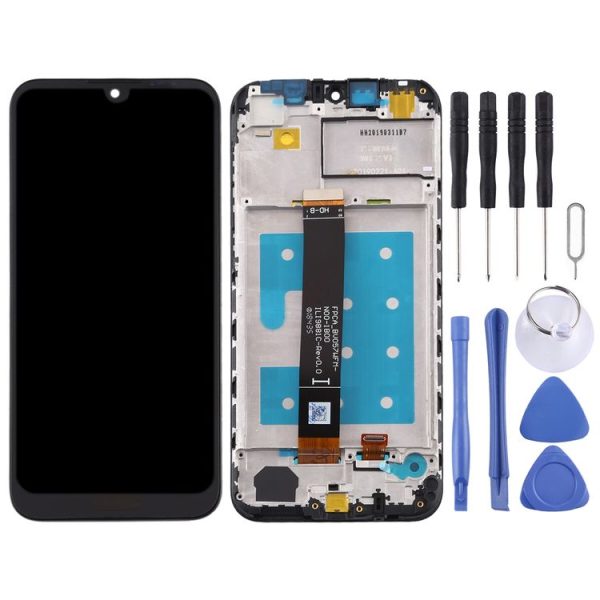 OEM LCD Screen for Huawei Honor 8S Digitizer Full Assembly with Frame (Black) - Image 2