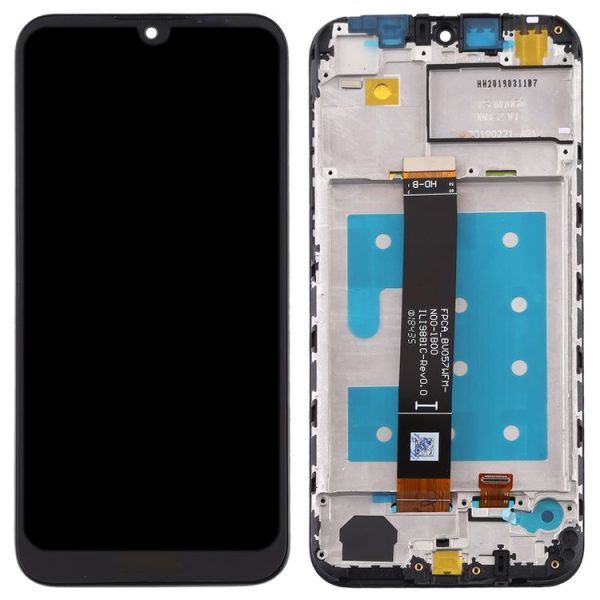 OEM LCD Screen for Huawei Honor 8S Digitizer Full Assembly with Frame (Black) - Image 3