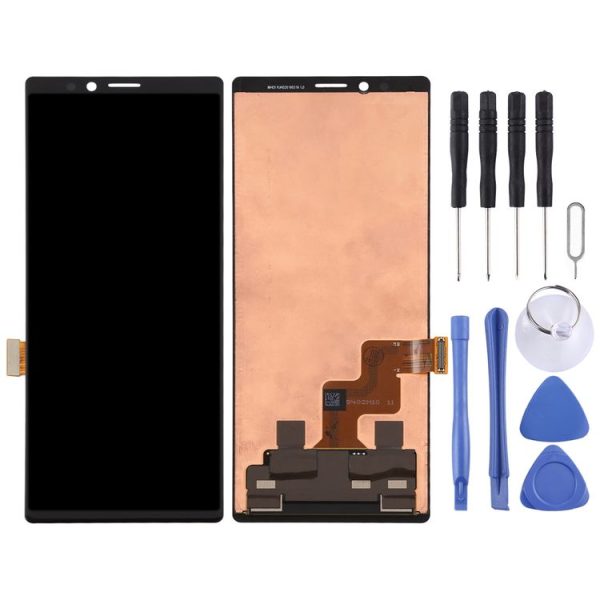 Original OLED LCD Screen for Sony Xperia 1 with Digitizer Full Assembly (Black) - Image 2