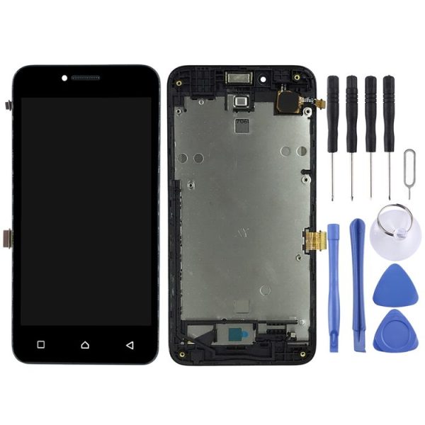OEM LCD Screen for Lenovo Vibe B A2016 A2016a40 A2016b30 Digitizer Full Assembly with Frame (Black) - Image 2