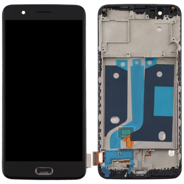 OnePlus 5 A5000 TFT Material LCD Screen and Digitizer Full Assembly with Frame (Black) - Image 3