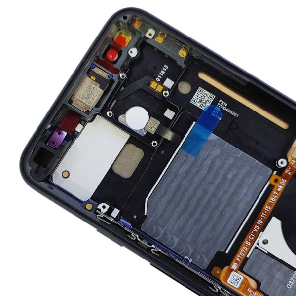 Original LCD Screen for Google Pixel 4 Digitizer Full Assembly with Frame (Black) - Image 4