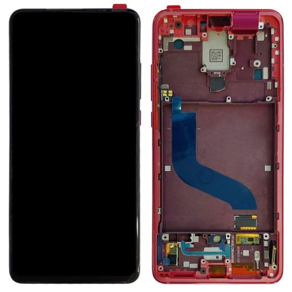 OLED LCD Screen for Xiaomi Redmi K20 / Redmi K20 Pro / 9T Pro Digitizer Full Assembly with Frame (Red) - Image 3