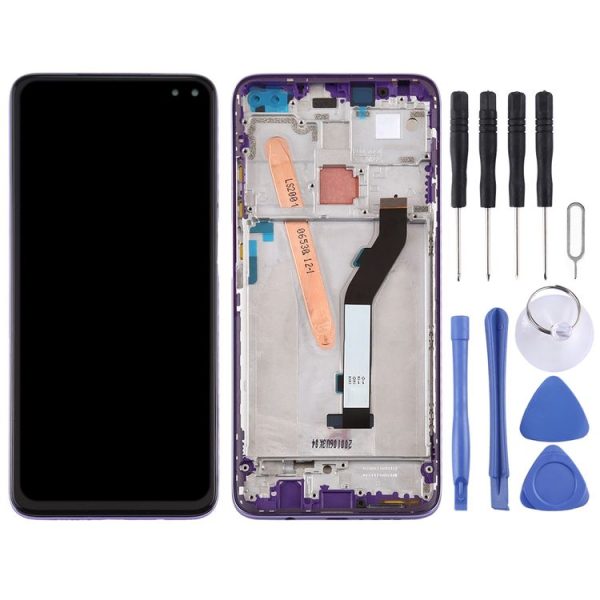 Original LCD Screen for Xiaomi Redmi K30 5G Digitizer Full Assembly with Frame (Purple) - Image 2