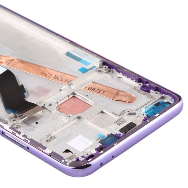 Original LCD Screen for Xiaomi Redmi K30 5G Digitizer Full Assembly with Frame (Purple) - Image 4