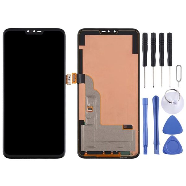 Original LCD Screen for LG V50 ThinQ LM-V500XM LM-V500N with Digitizer Full Assembly (Black) - Image 2