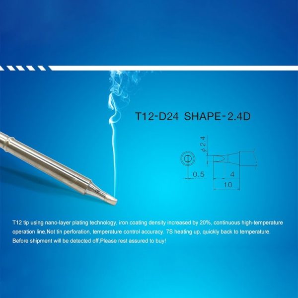 QUICKO T12-D24 Lead-free Soldering Iron Tip - Image 3