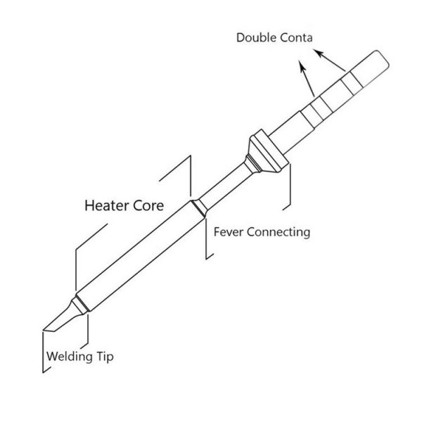 QUICKO TS100 Lead-free Electric Soldering Iron Tip, TS-ILS - Image 4