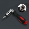 180 Degree Rotation 1 / 4 inch Hex Connector Multi-function Ratchet Screwdriver - Image 4
