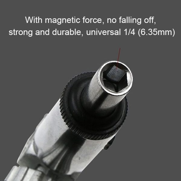 180 Degree Rotation 1 / 4 inch Hex Connector Multi-function Ratchet Screwdriver - Image 7
