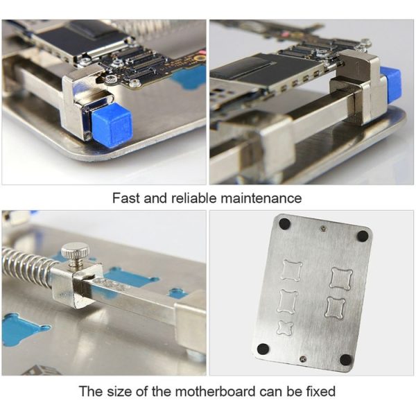 BEST- 001D Stainless Steel Circuit Board Soldering Desoldering PCB Repair Holder Fixtures Mobile Phone Repairing Tool - Image 7