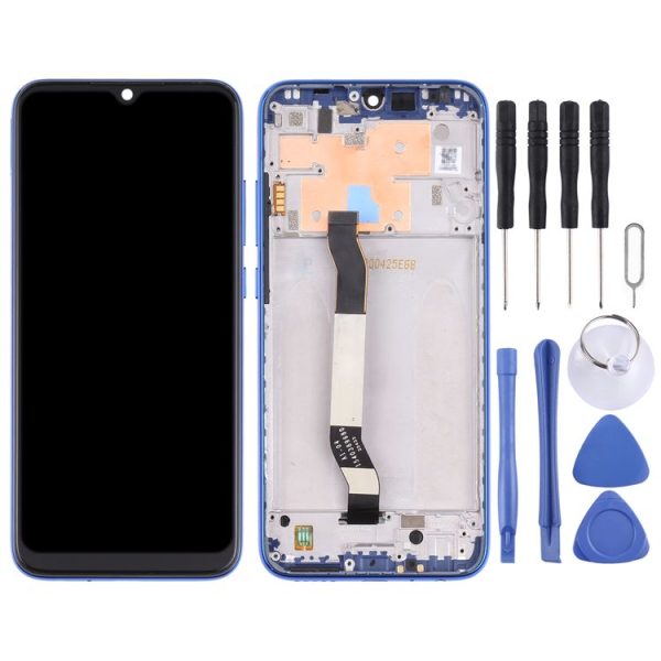 LCD Screen and Digitizer Full Assembly with Frame for Xiaomi Redmi Note 8 (Blue) - Image 2