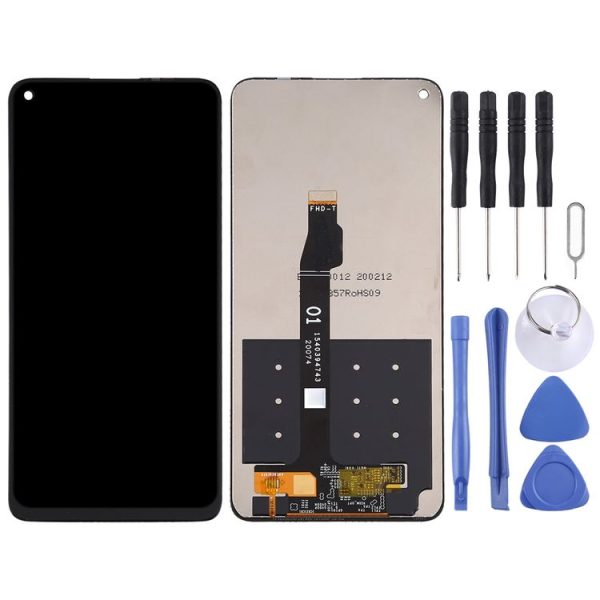 OEM LCD Screen for Huawei Nova 7 SE / CDY-AN00 with Digitizer Full Assembly (Black) - Image 2