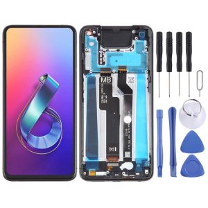 OEM LCD Screen for Asus Zenfone 6 ZS630KL I01WD Digitizer Full Assembly with Frame(Black)