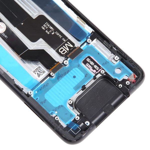 OEM LCD Screen for Asus Zenfone 6 ZS630KL I01WD Digitizer Full Assembly with Frame(Black) - Image 5