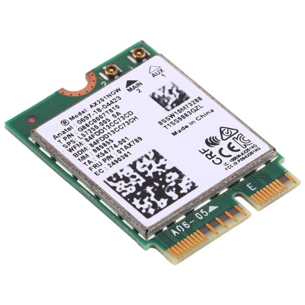 AX201 Bluetooth 5.0 Dual Band 2.4G / 5G Wireless NGFF Wifi Card AX201NGW 802.11 ac / ax 2.4Gbps Wlan Adapter - Image 3