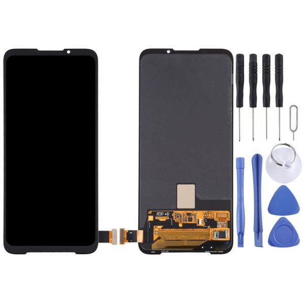 Original LCD Screen for Xiaomi Black Shark 3 with Digitizer Full Assembly (Black) - Image 2