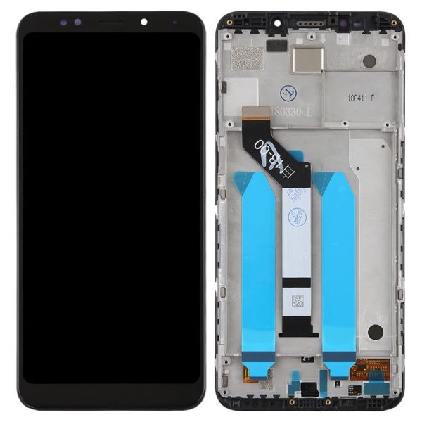 TFT LCD Screen for Xiaomi Redmi 5 Plus Digitizer Full Assembly with Frame (Black) - Image 3