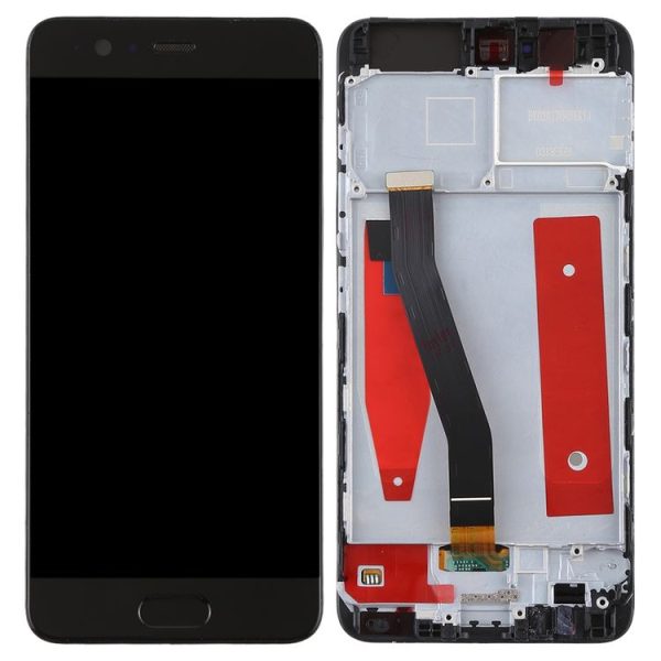 OEM LCD Screen for Huawei P10 Digitizer Full Assembly with Frame (Black) - Image 3