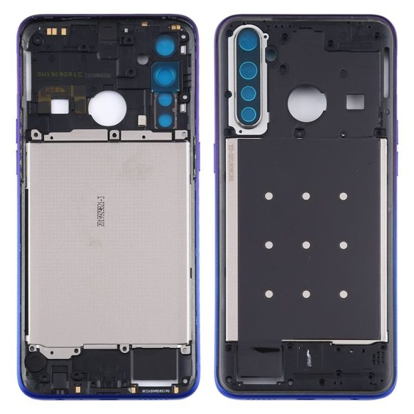OPPO Realme 5 Pro / Q Middle Frame Bezel Plate with Side Keys (Purple)