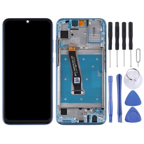 OEM LCD Screen for Huawei Honor 10 Lite Digitizer Full Assembly with Frame (Blue) - Image 2