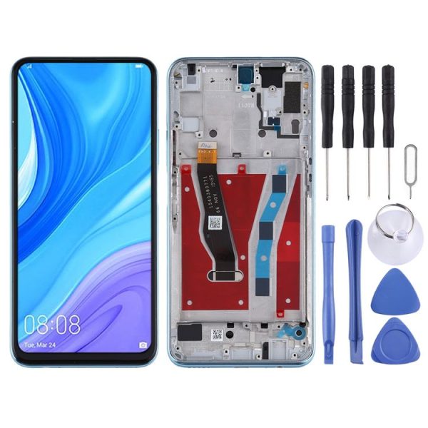 OEM LCD Screen for Huawei P smart Pro 2019 Digitizer Full Assembly with Frame (Blue)