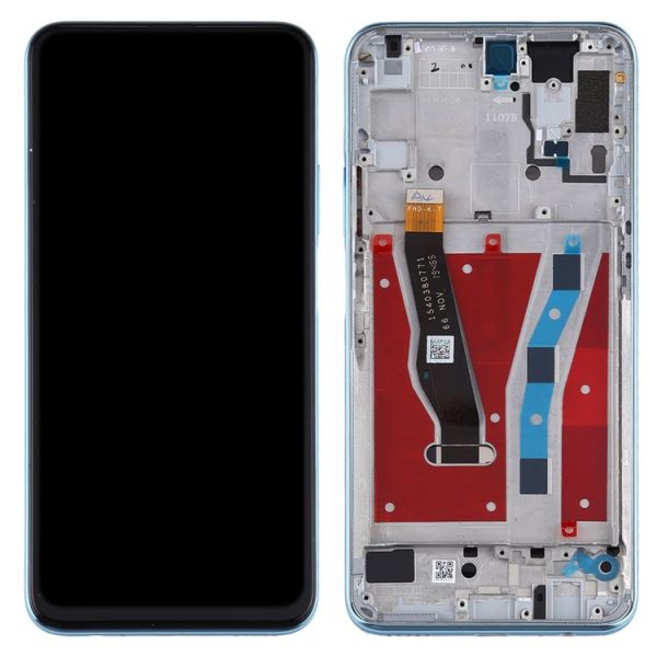 OEM LCD Screen for Huawei P smart Pro 2019 Digitizer Full Assembly with Frame (Blue) - Image 3