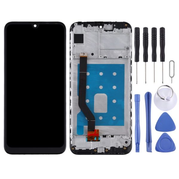 OEM LCD Screen for Huawei Y7 Pro (2019) Digitizer Full Assembly with Frame (Black) - Image 2