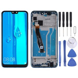 OEM LCD Screen for Huawei Y9 (2019) Digitizer Full Assembly with Frame (Blue)